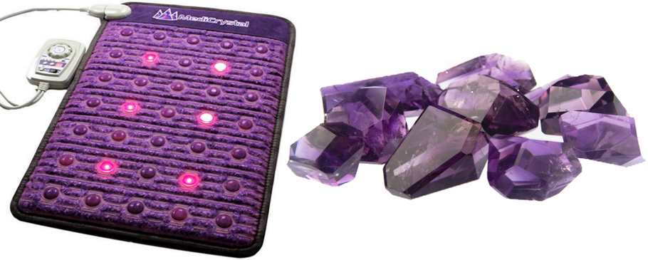 Energy Therapy Made Easy With This Crushed Amethyst Healing Mat