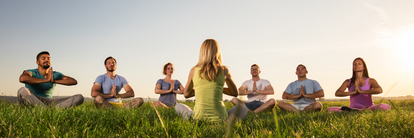 group grounding meditation spring